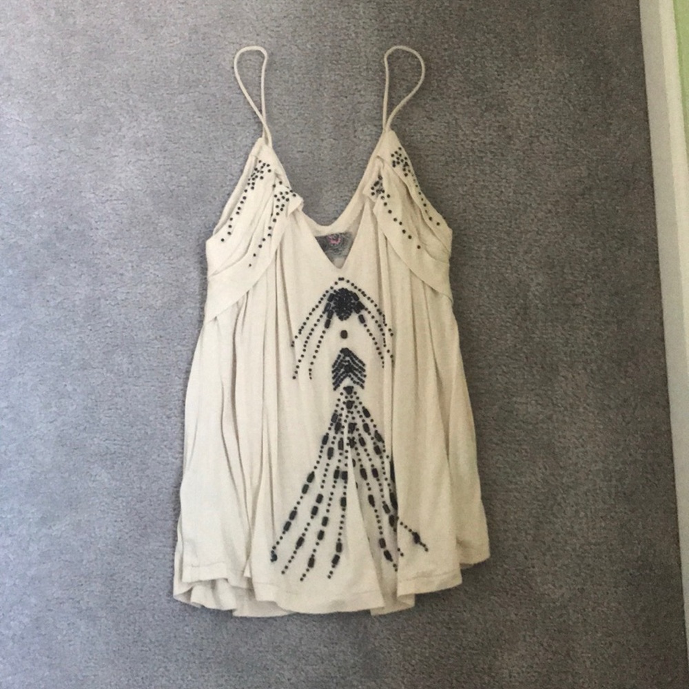 Urban outfitters detailed beaded top